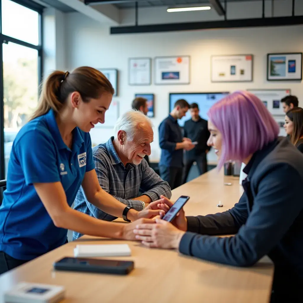 Modern office environment